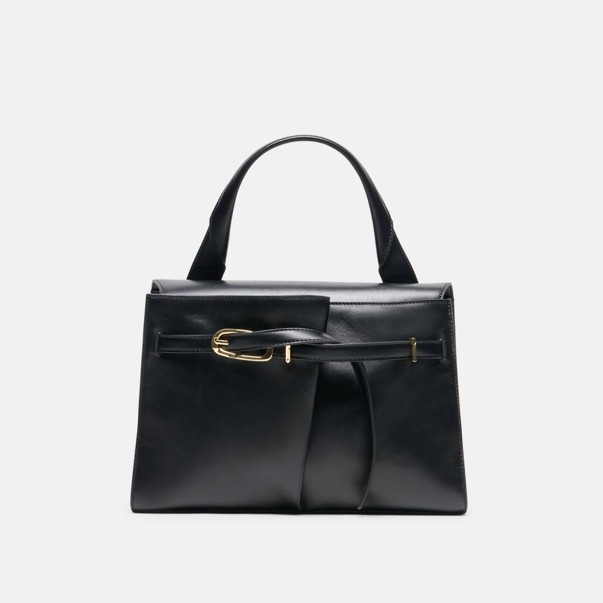 BORGO HANDBAG BLACK LEATHER - view 6