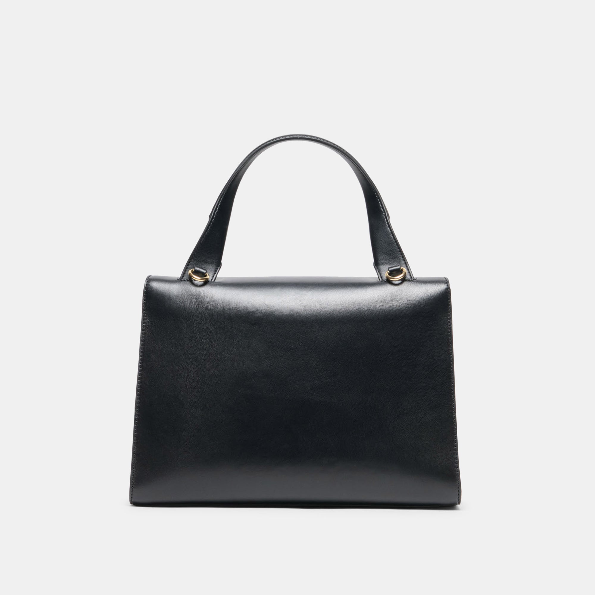 BORGO HANDBAG BLACK LEATHER - view 4