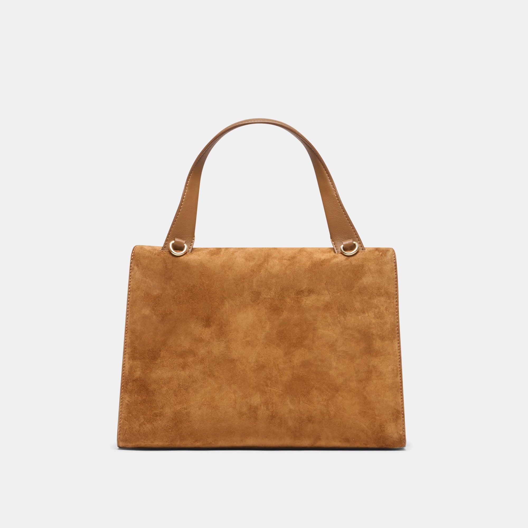 BORGO HANDBAG DARK TAN SUEDE - view 4
