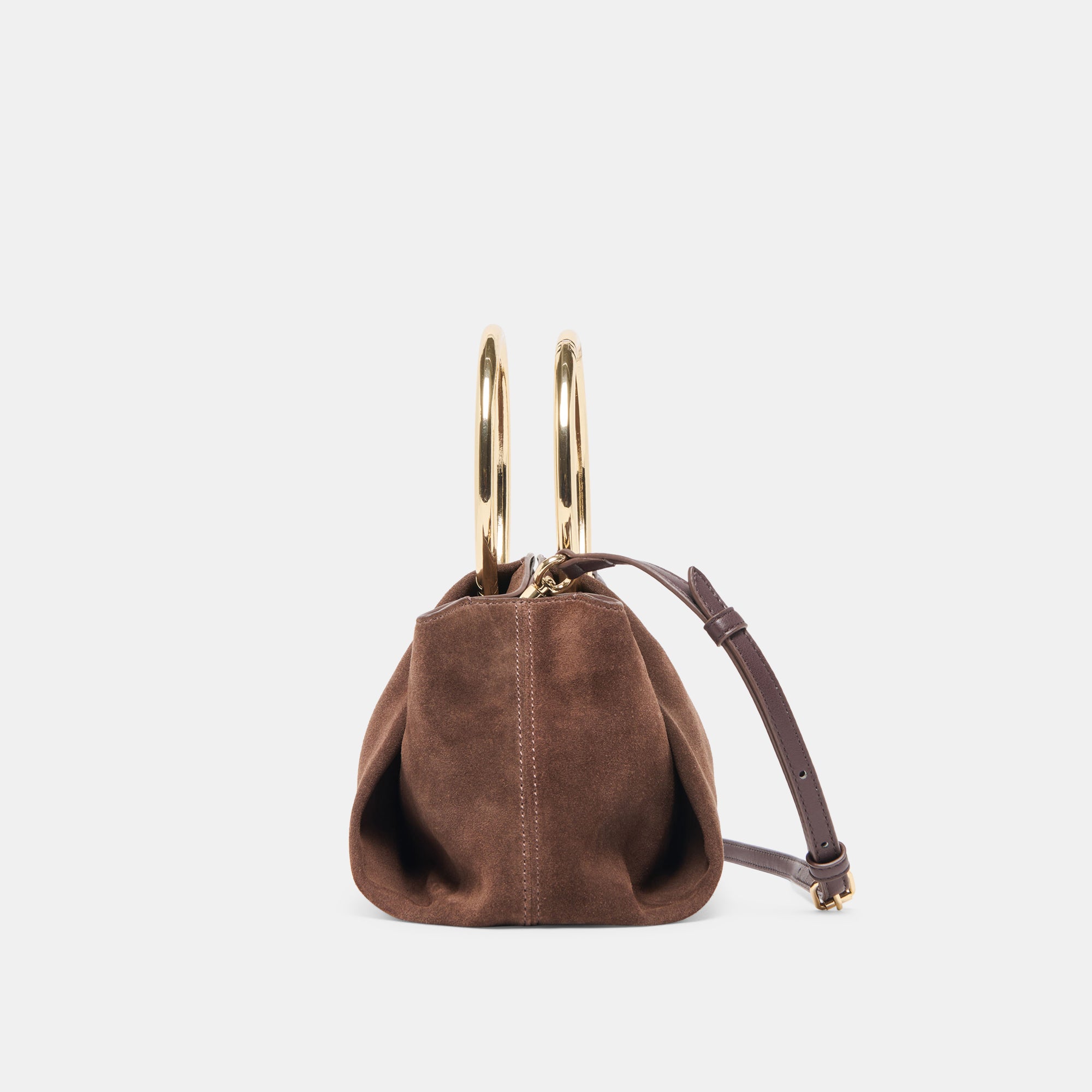 CHANNING HANDBAG ESPRESSO SUEDE