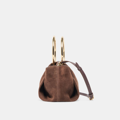 CHANNING HANDBAG ESPRESSO SUEDE