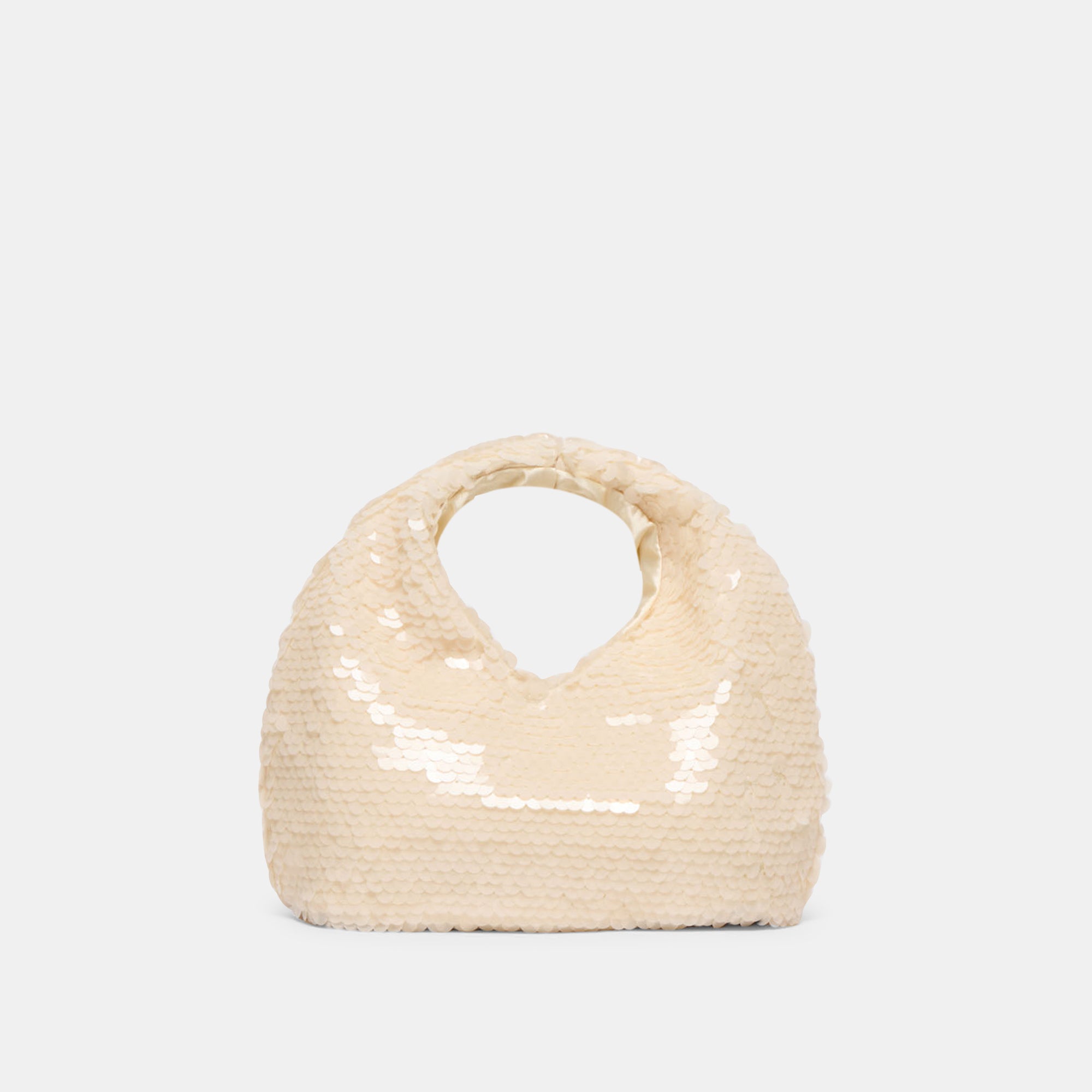 DAHLIA SEQUIN HANDBAG IVORY SEQUIN