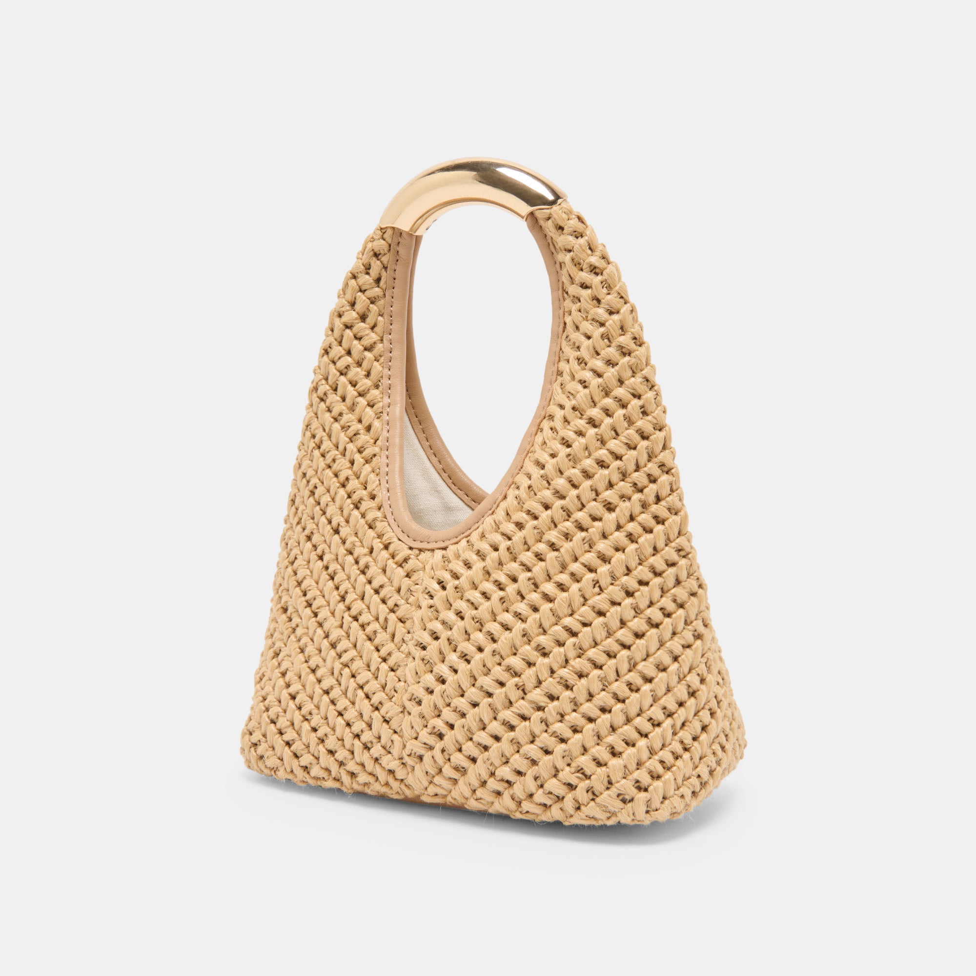 EVELISE MINI HANDBAG NATURAL RAFFIA - view 4