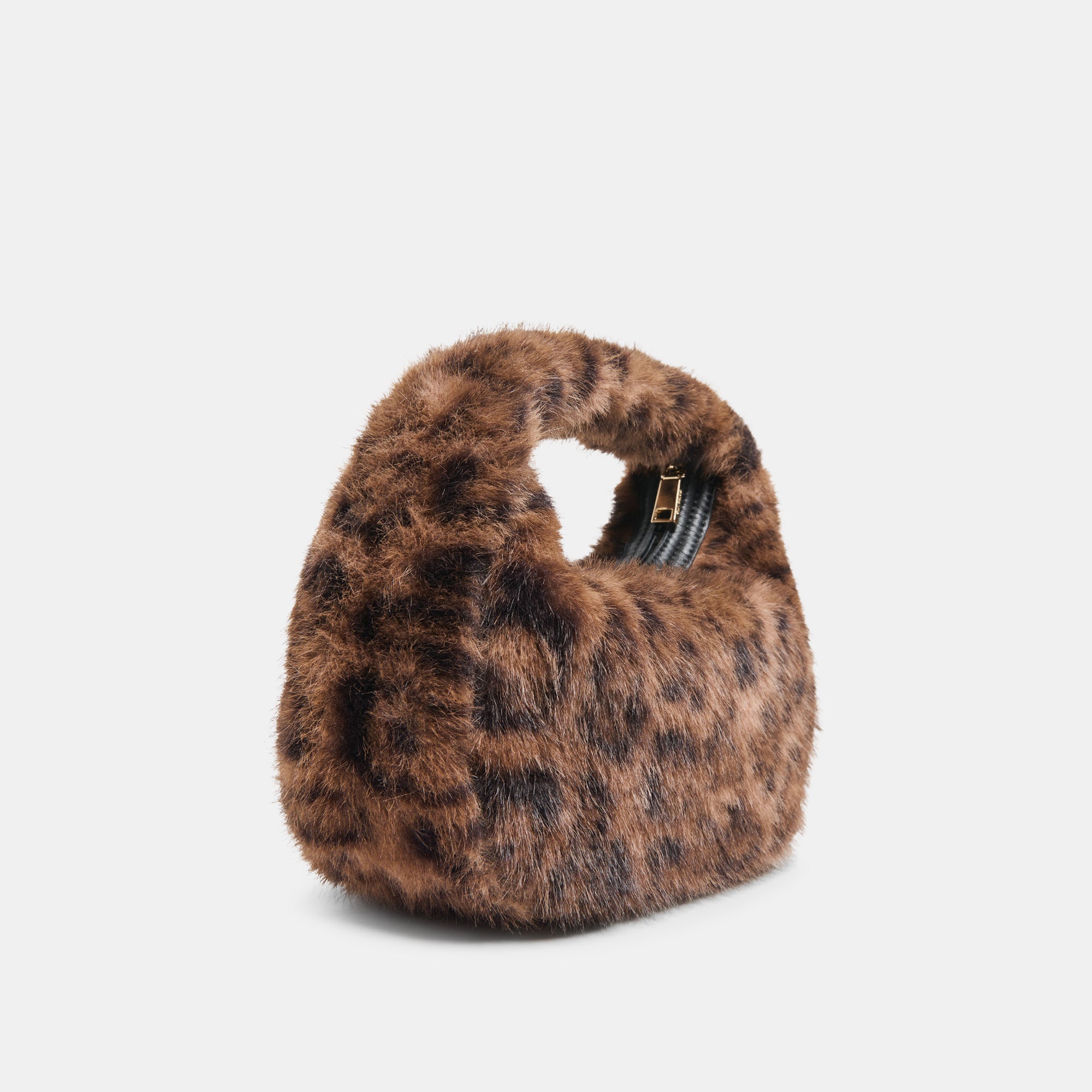 FRANKIE HANDBAG LEOPARD PLUSH