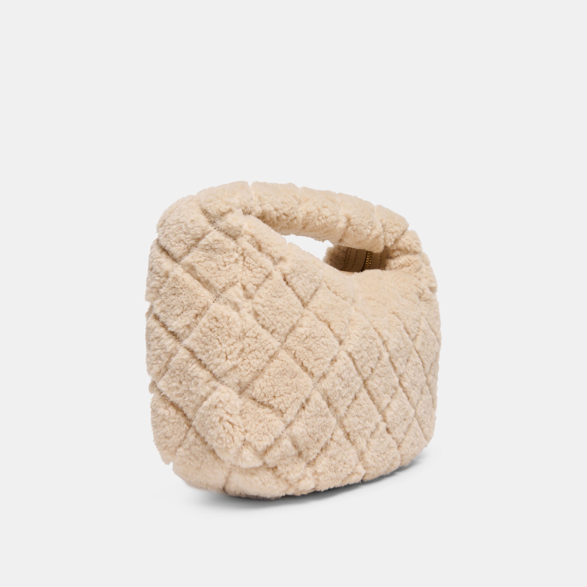 FRANKIE HANDBAG NATURAL PLUSH