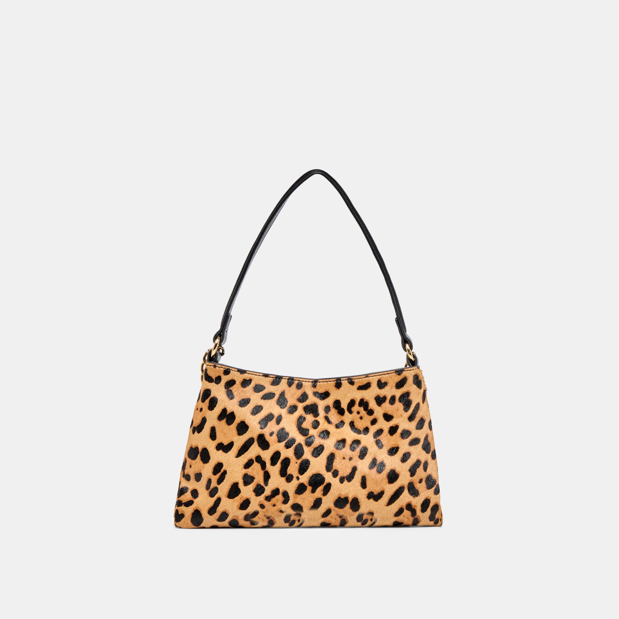 JAGGER SHOULDER BAG LEOPARD CALF HAIR