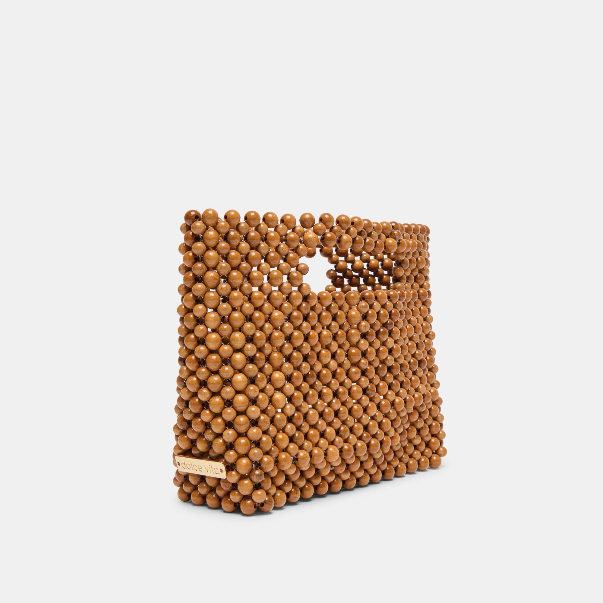 LINZY HANDBAG NATURAL WOOD - view 3