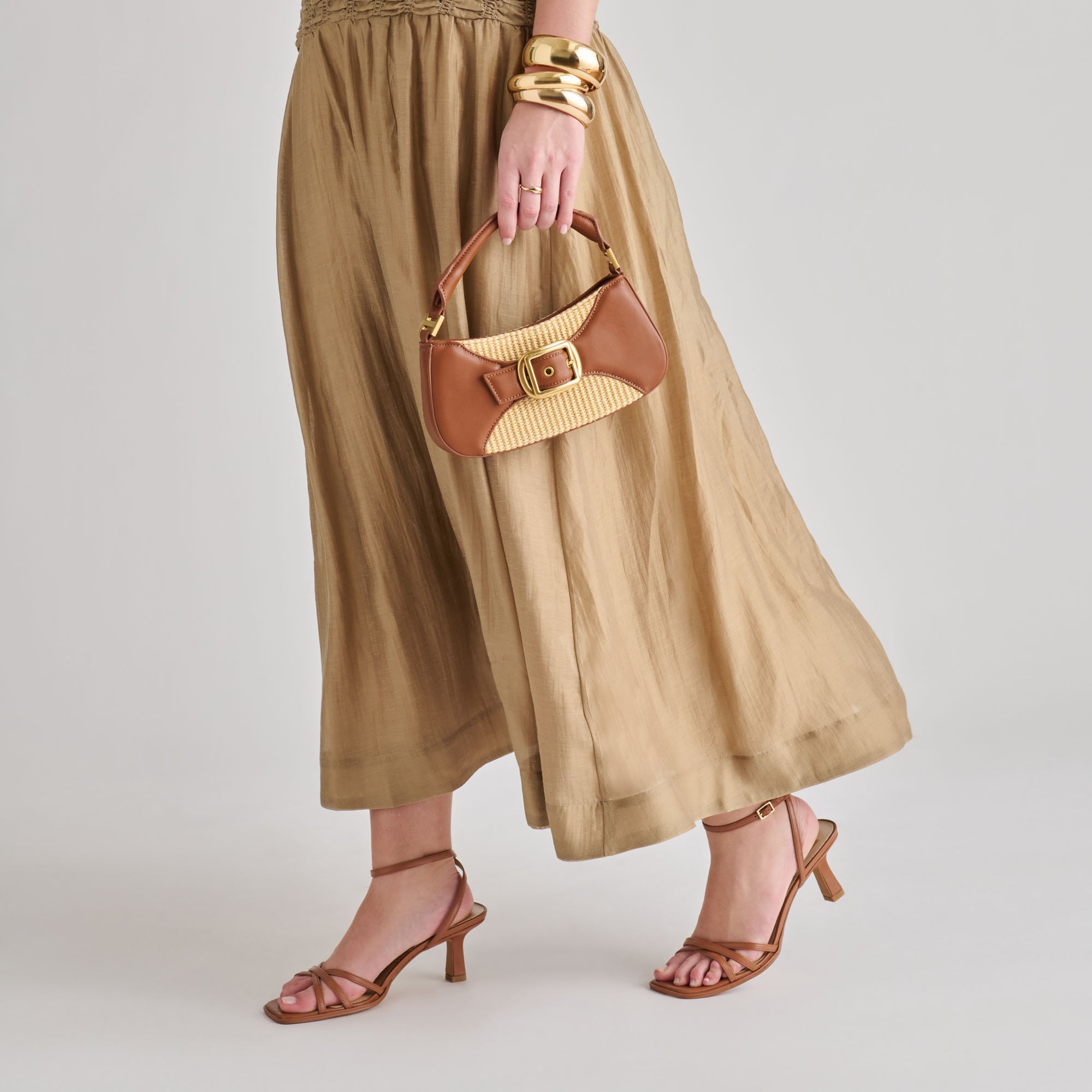 MANJI HEELS SADDLE LEATHER