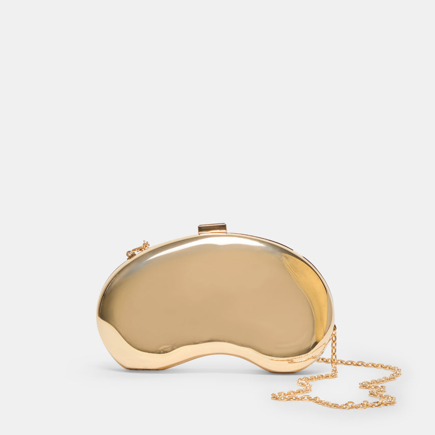 Ramsey Gold Metal Clutch | Dolce Vita