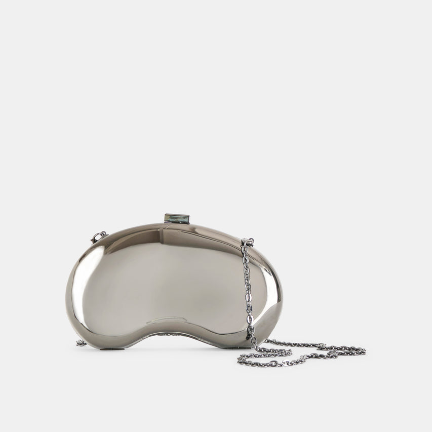 Ramsey Pewter Metal Clutch | Dolce Vita