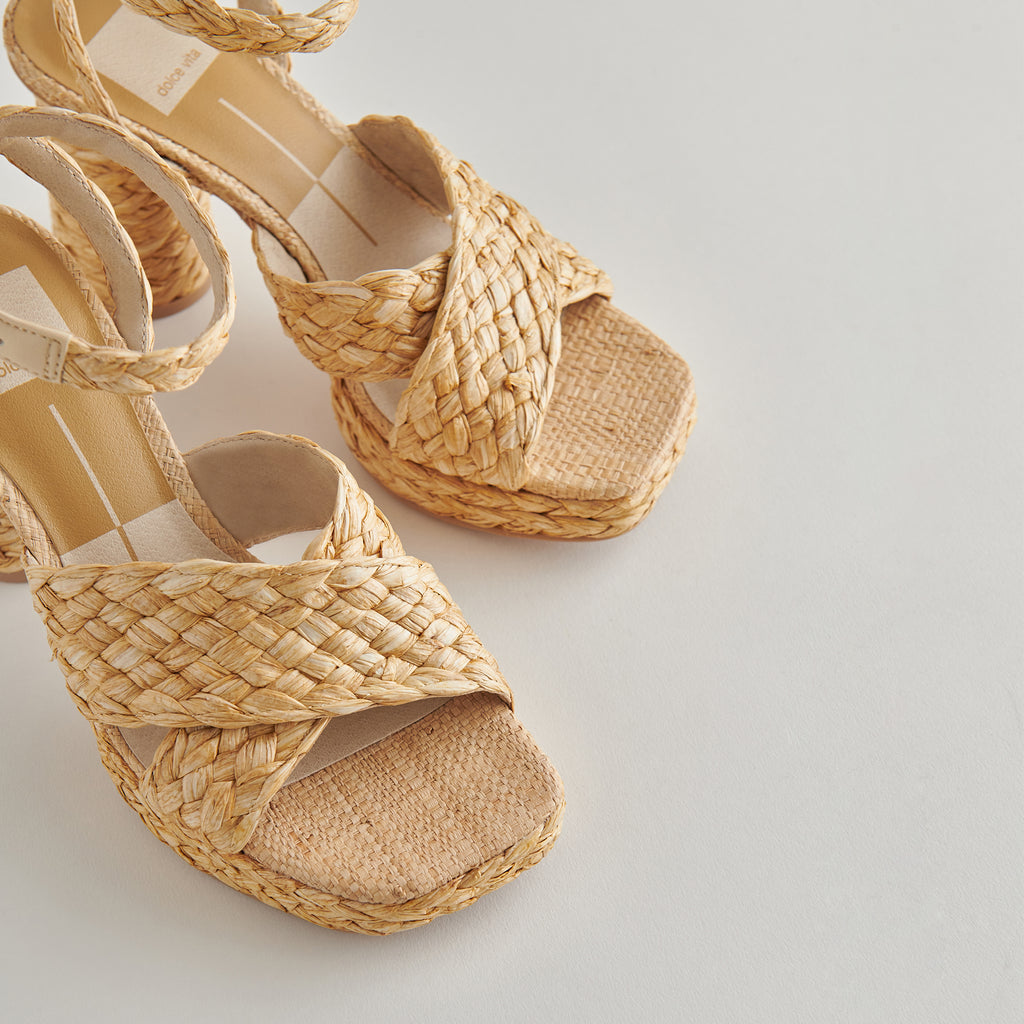 Dolce vita natural raffia Clearance