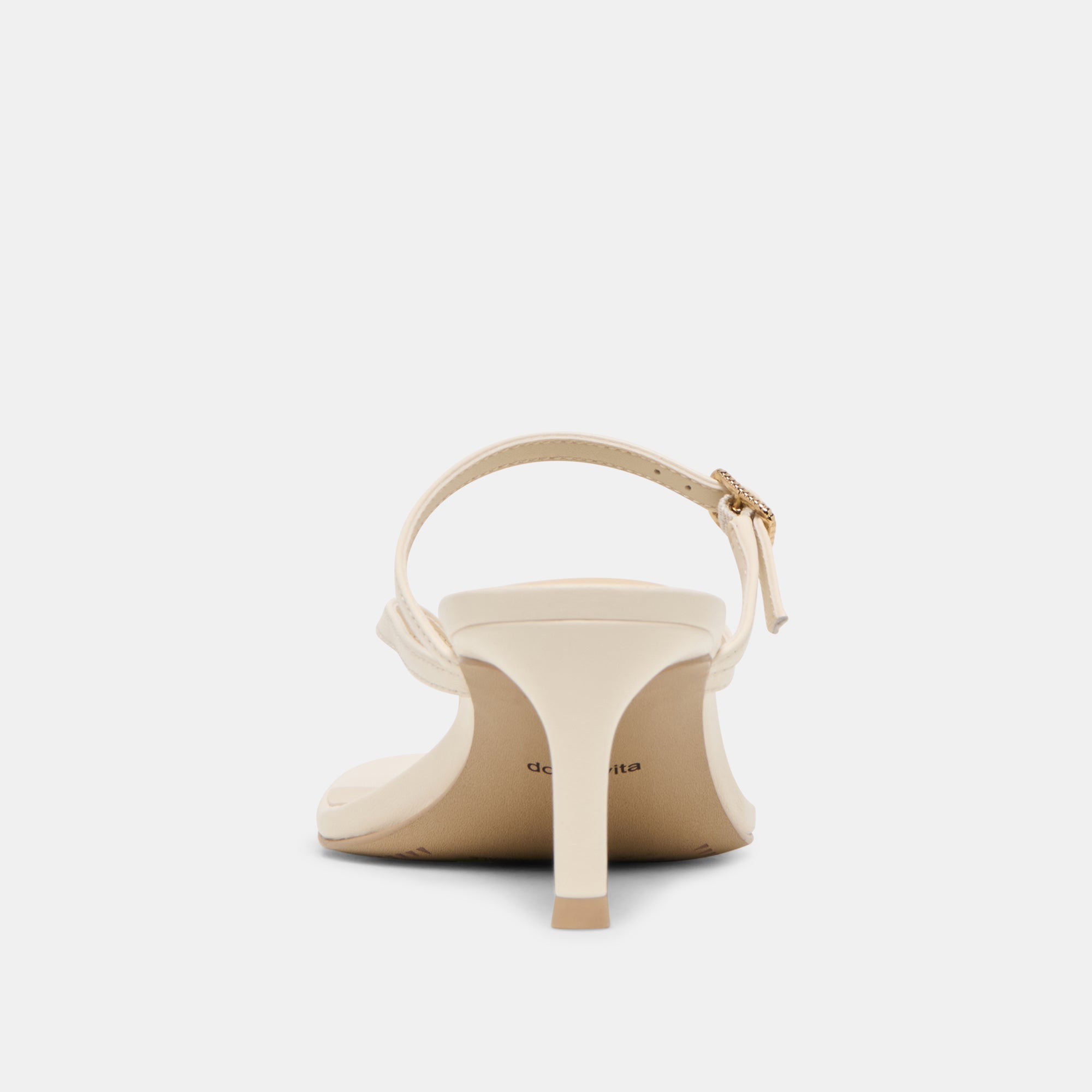 BIAGA HEELS OFF WHITE LEATHER