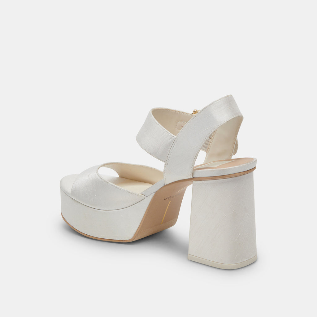 BOBBY PEARL HEELS WHITE PEARLS - image 8