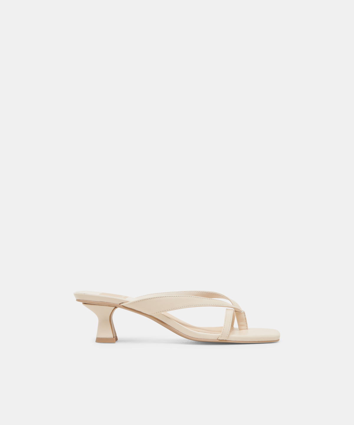 Brevel Wide Bone Leather Heels | Dolce Vita