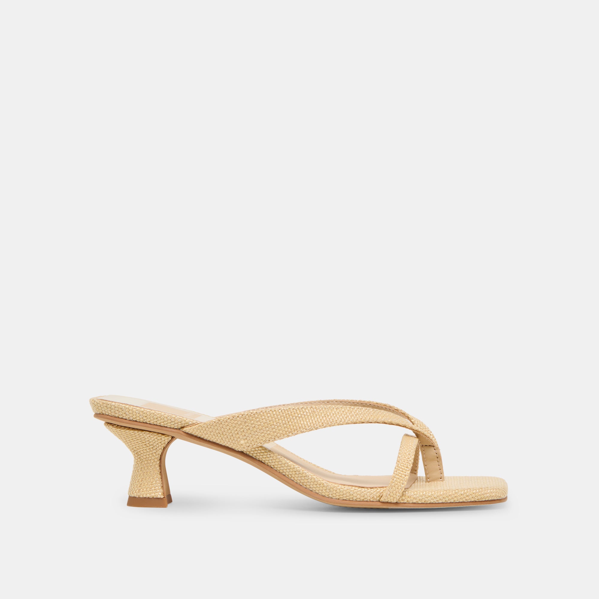 Brevel Natural Raffia Heels | Dolce Vita