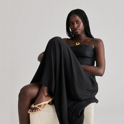 BREVEL HEELS NATURAL RAFFIA