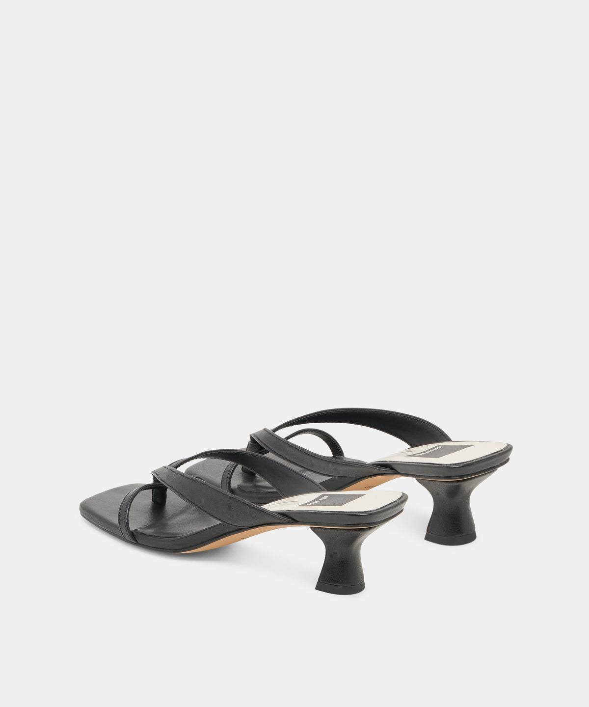 BREVEL WIDE HEELS ONYX LEATHER - view 4