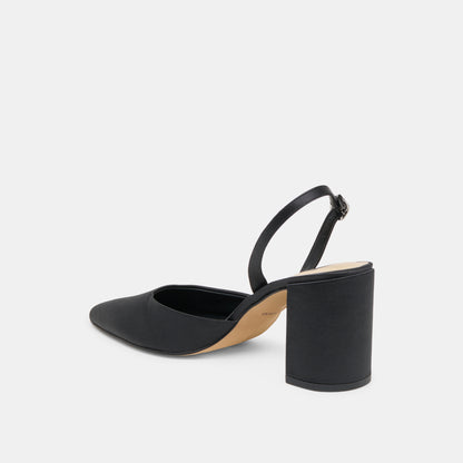 CAREL HIGH HEELS ONYX SATIN