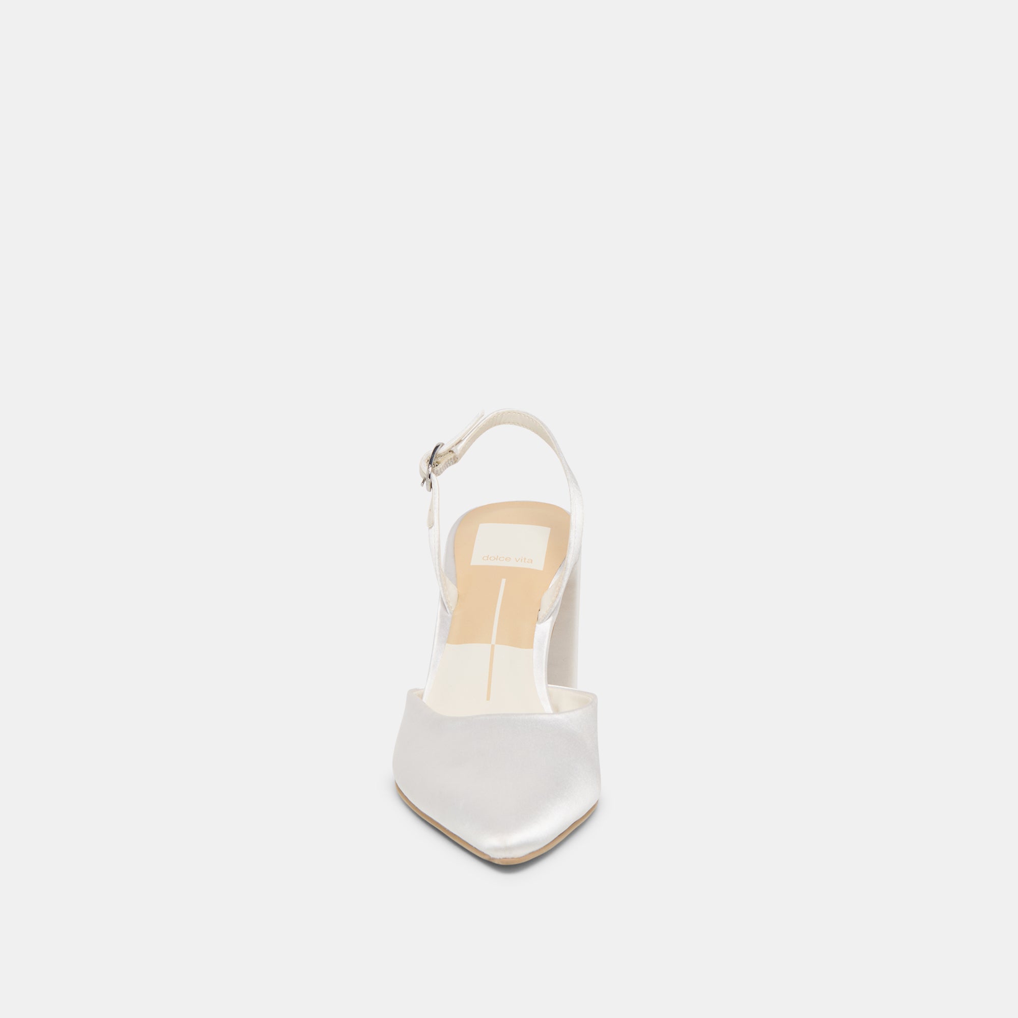 dolce vita carlan satin dress sandals Carel High Heels in White | Size 12