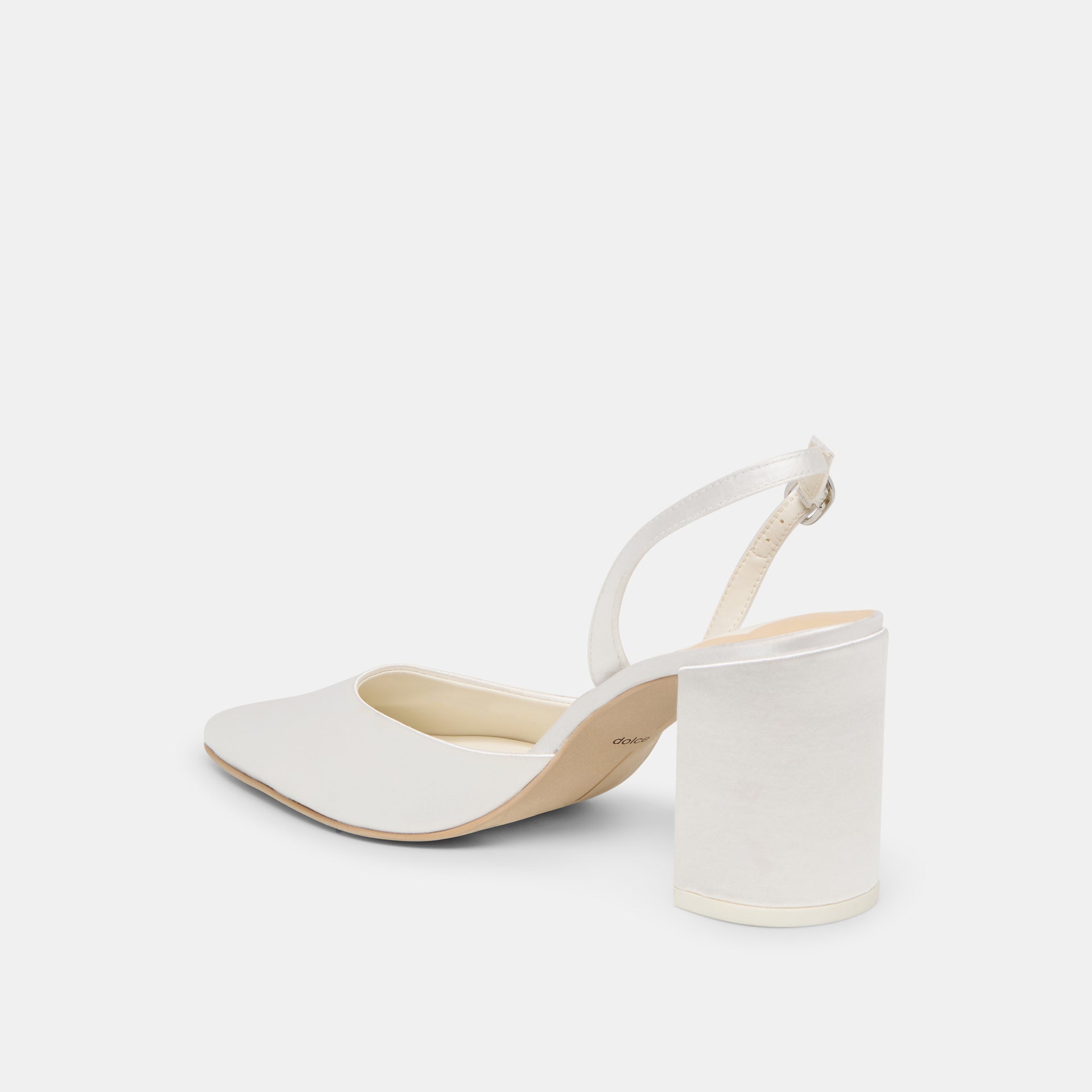 Carel True White Satin High Heels Dolce Vita — free download