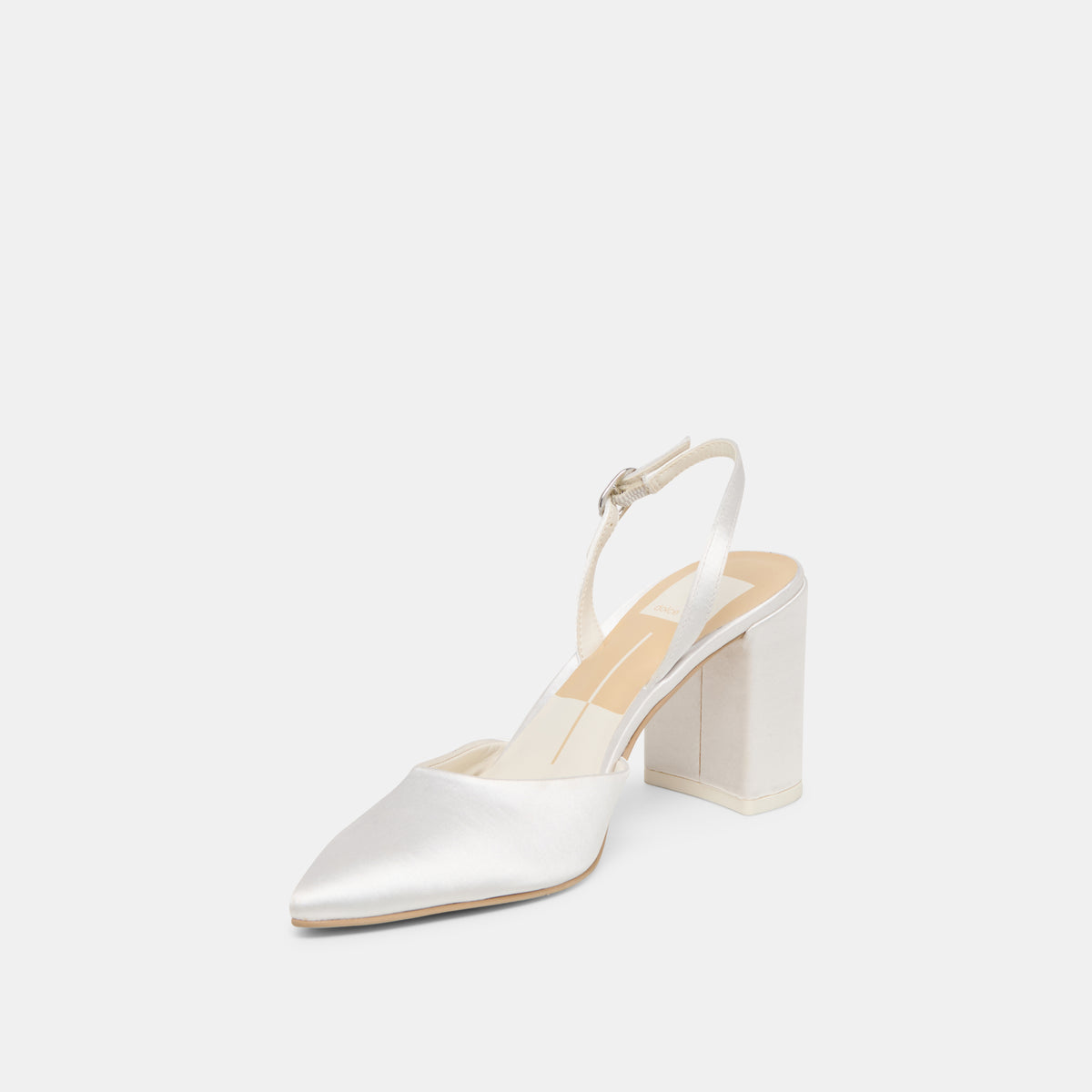 Carel True White Satin High Heels Dolce Vita — free download