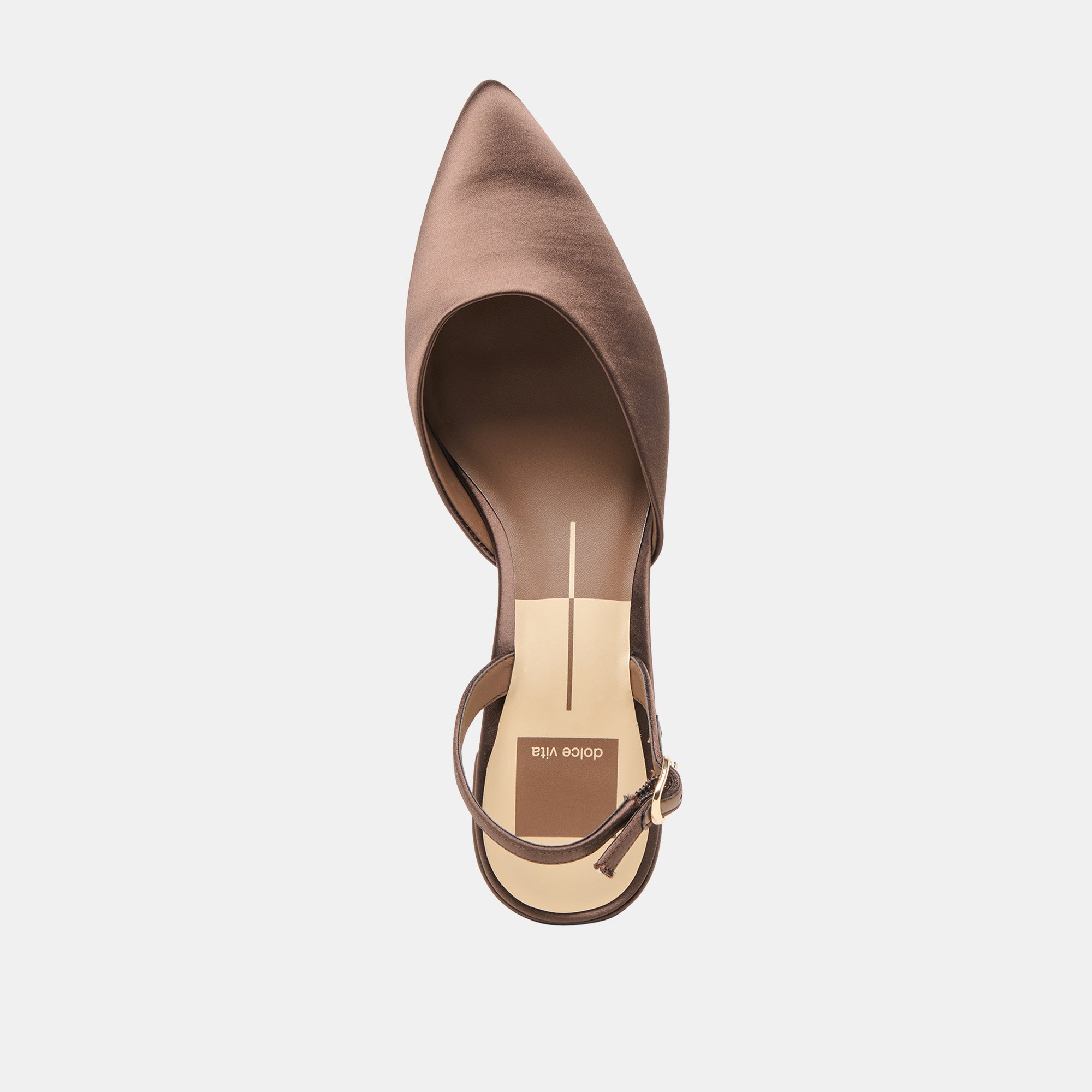 Carel Heels in Dark Brown Satin | Size 6 | By Dolce Vita Carel Heels in Dark Brown Satin | Size 6 | By Dolce Vita