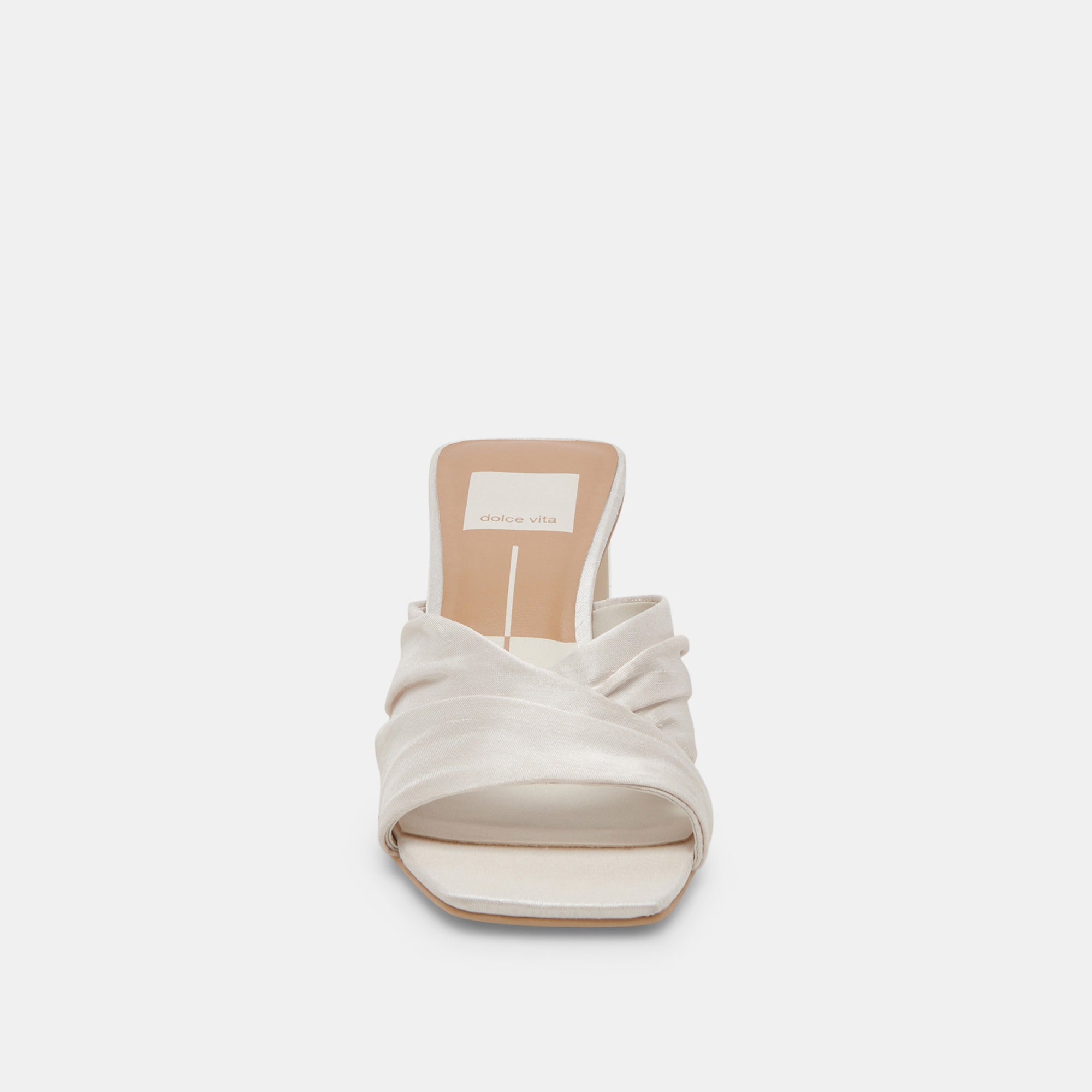 dolce vita carlan satin dress sandals Carlan Heels in Off White Silk | Size 11