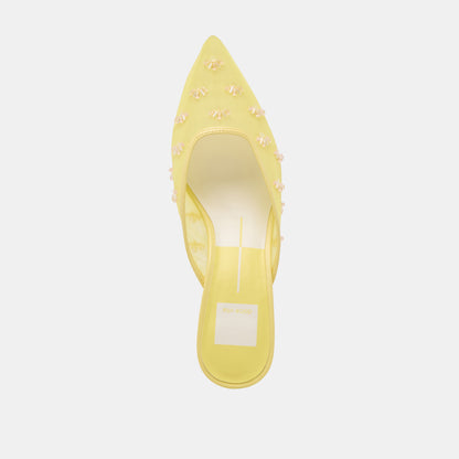 CLARA HEELS LEMON MESH