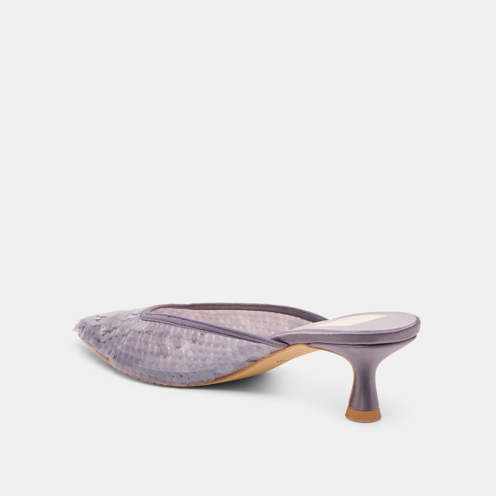 CLEO SEQUIN HEELS SMOKE SEQUIN