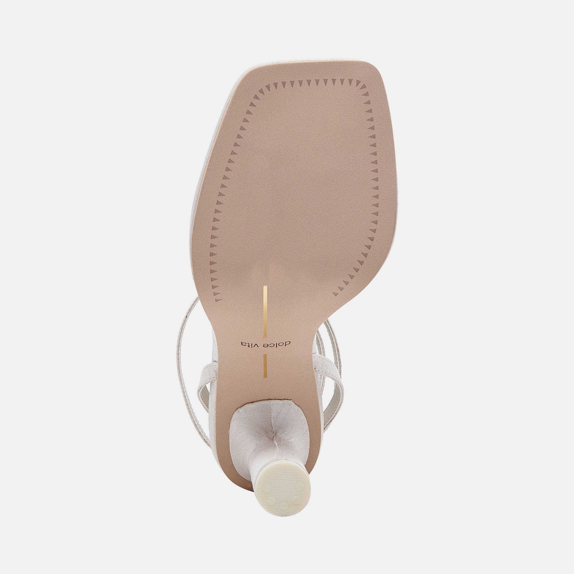 DISERE Heels Off White Satin | Designer White Satin Heels – Dolce Vita