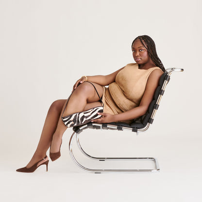 ELASI HEELS DK BROWN NUBUCK