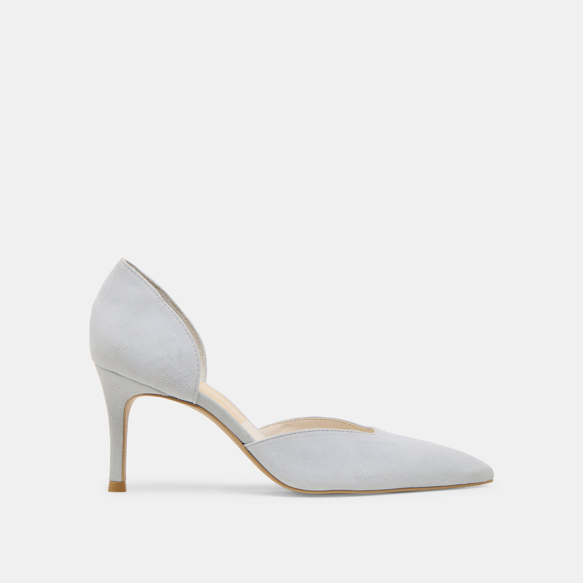 ELOY HEELS LIGHT BLUE SUEDE