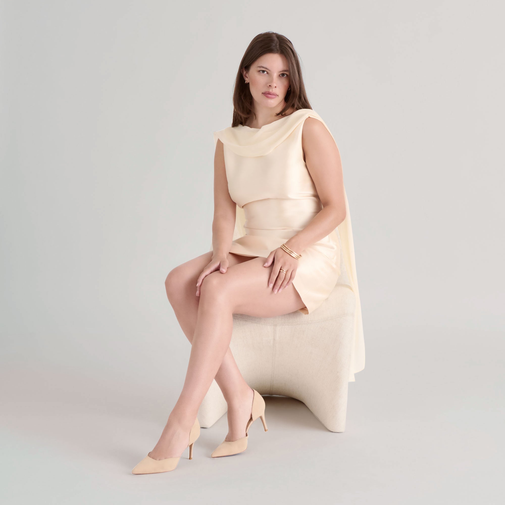 ELOY HEELS TAN SUEDE