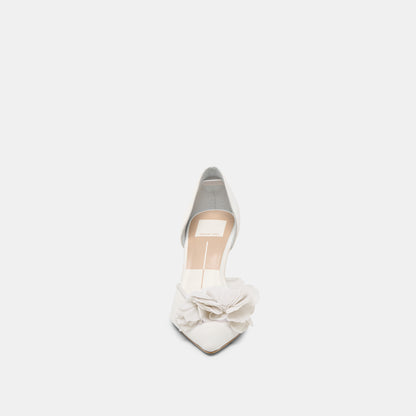 EVELIN HEELS WHITE MESH