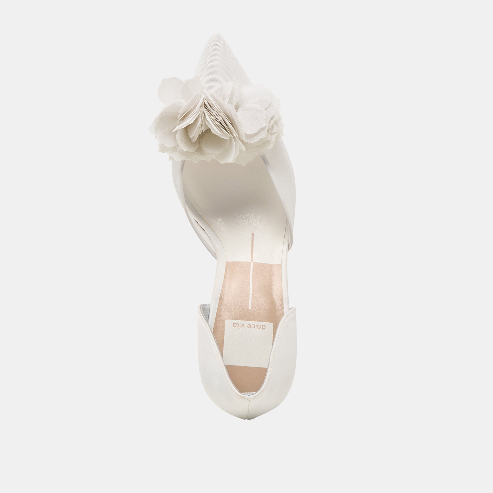 EVELIN HEELS WHITE MESH