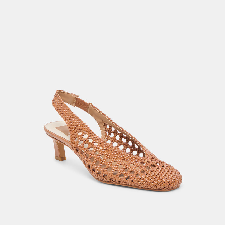 FAWNE HEELS SADDLE WOVEN STELLA