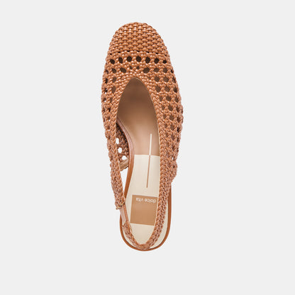 FAWNE HEELS SADDLE WOVEN STELLA