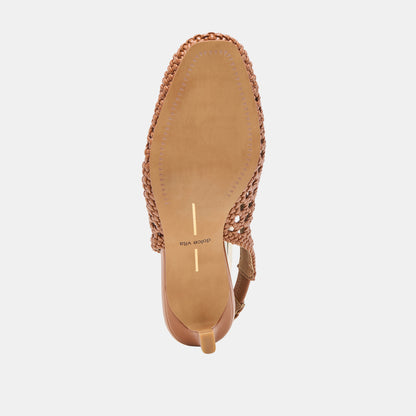 FAWNE HEELS SADDLE WOVEN STELLA
