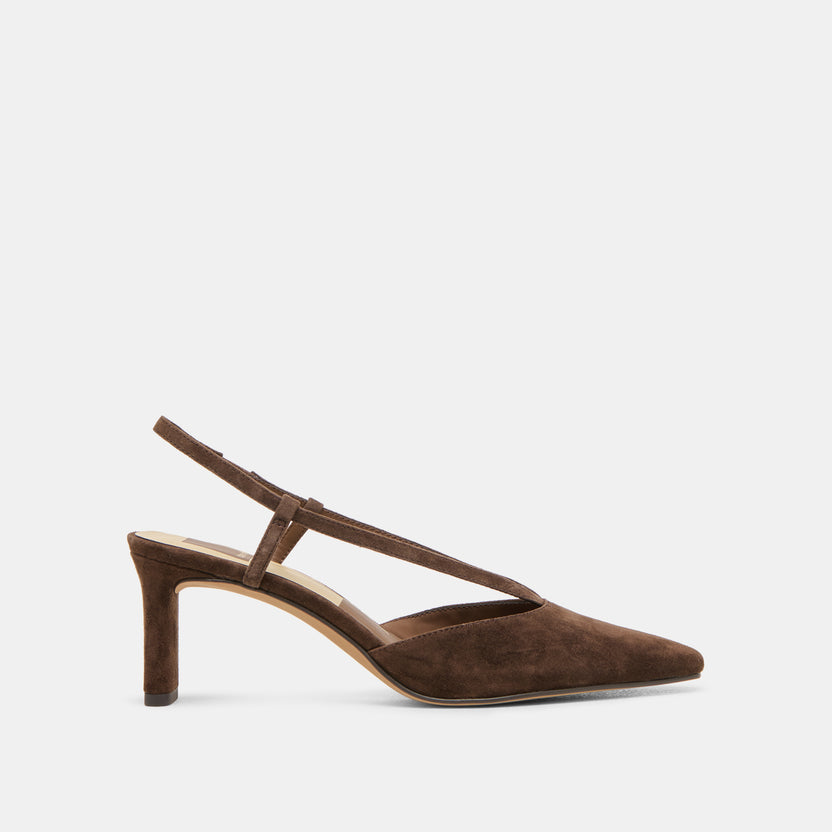 Ginay Dk Brown Suede Heels Dolce Vita — free download