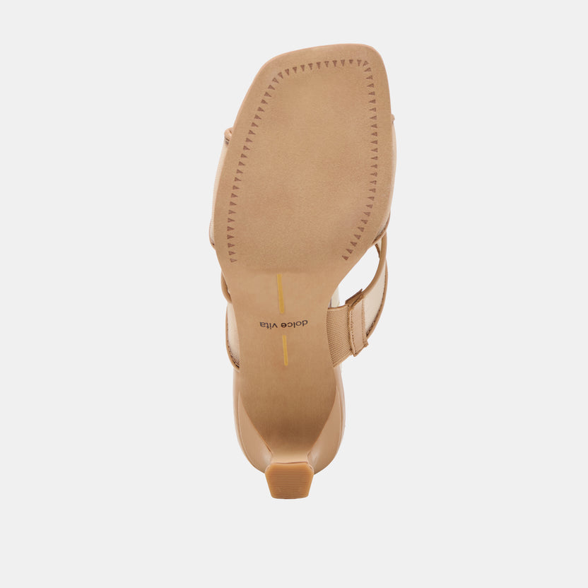 Gitel Heels Light Tan Mesh main image 0