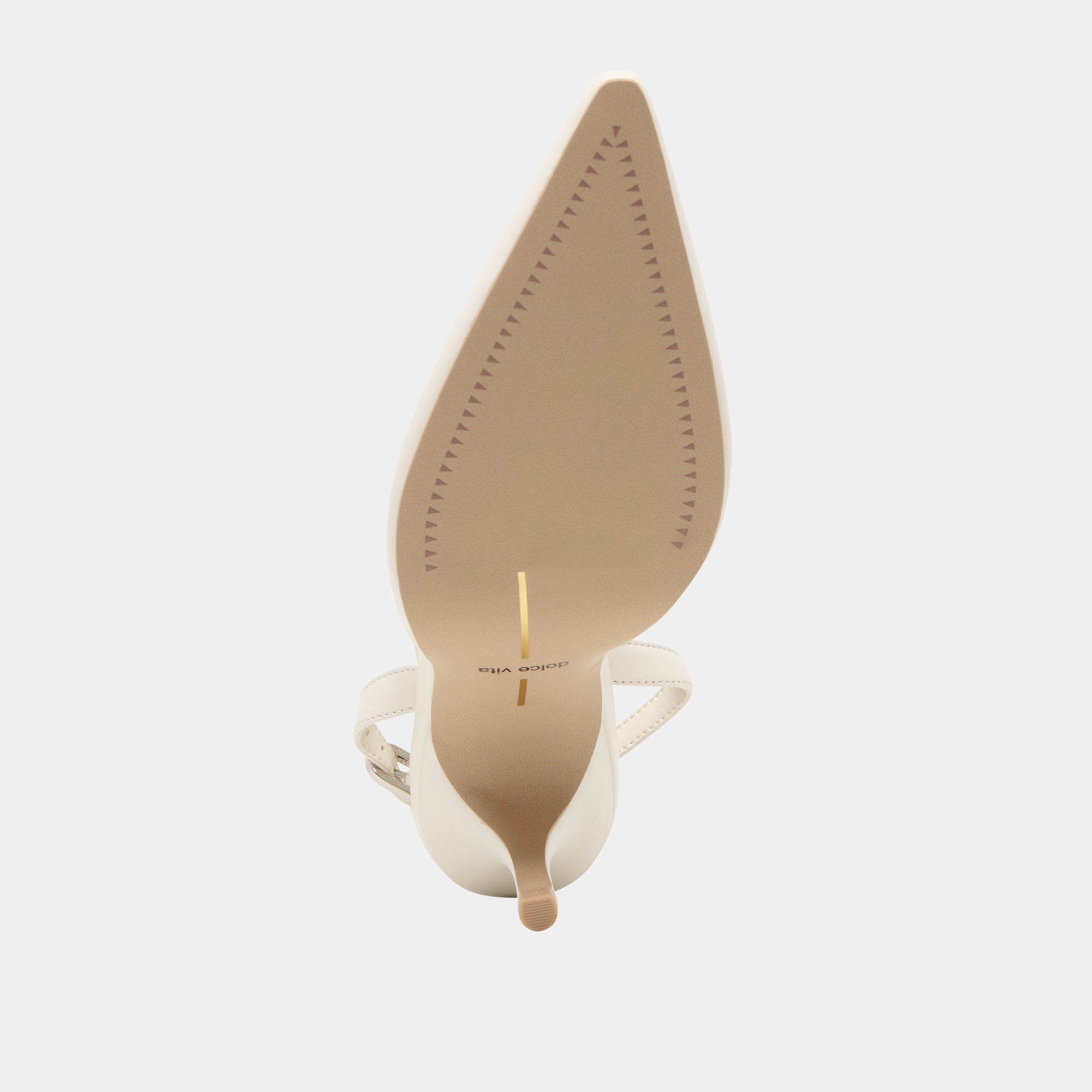 HAMYA HEELS WHITE LEATHER