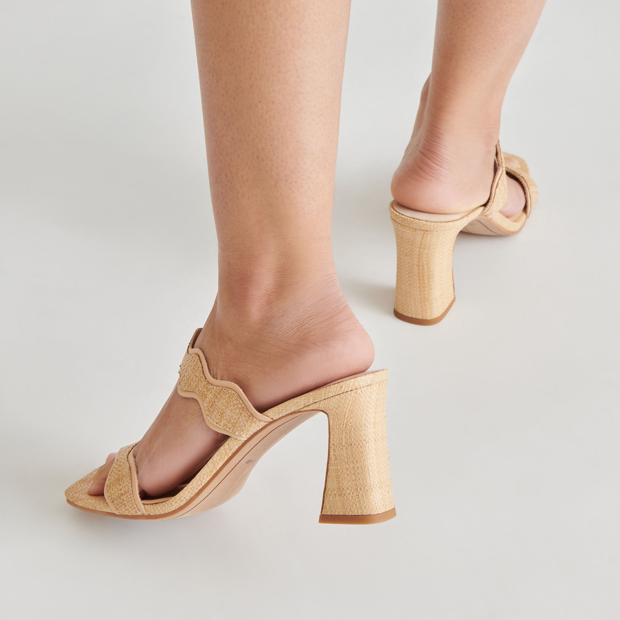ILVA HEELS LT NATURAL RAFFIA - re:vita