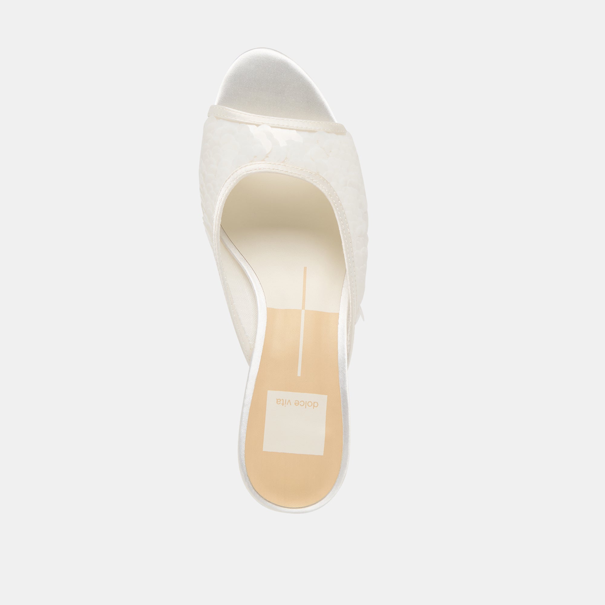 INGA HEELS OFF WHITE SEQUIN