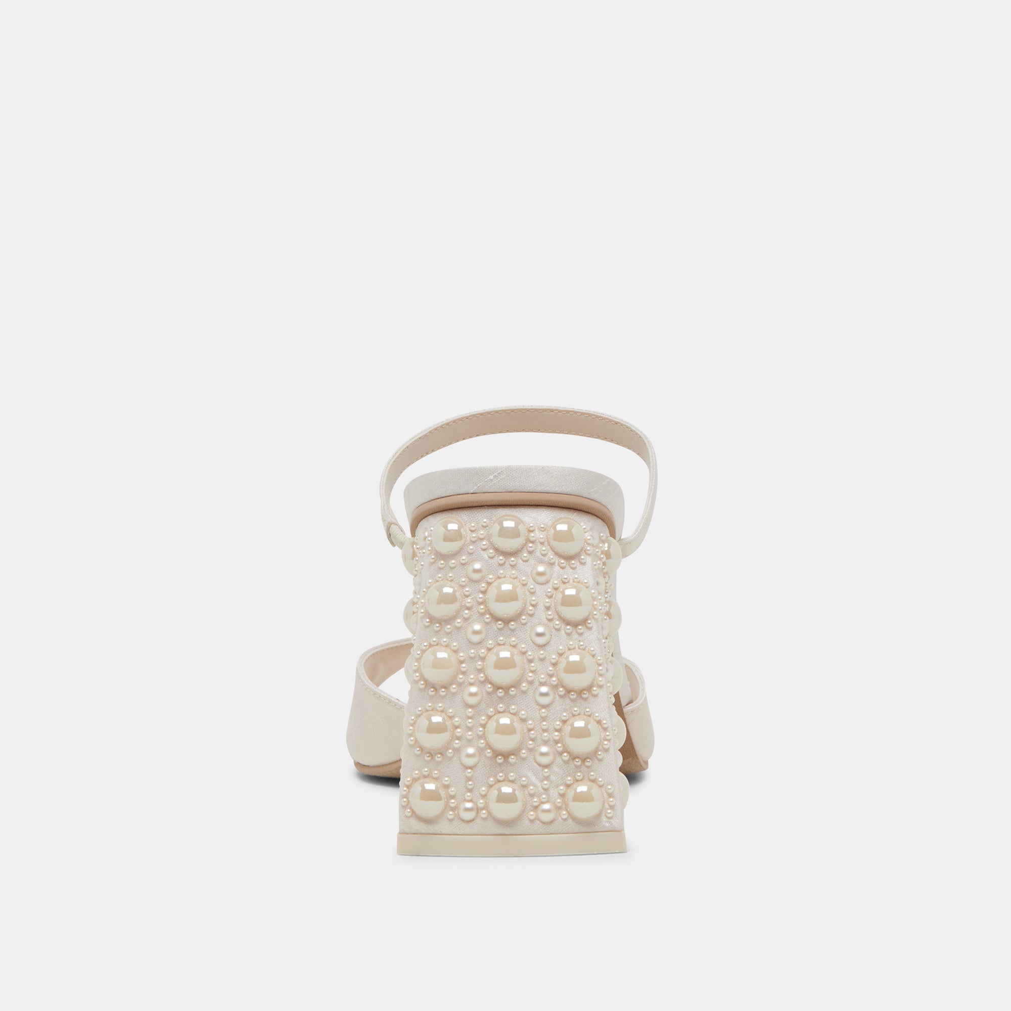 JEMMY PEARL HEELS VANILLA SILK - re:vita