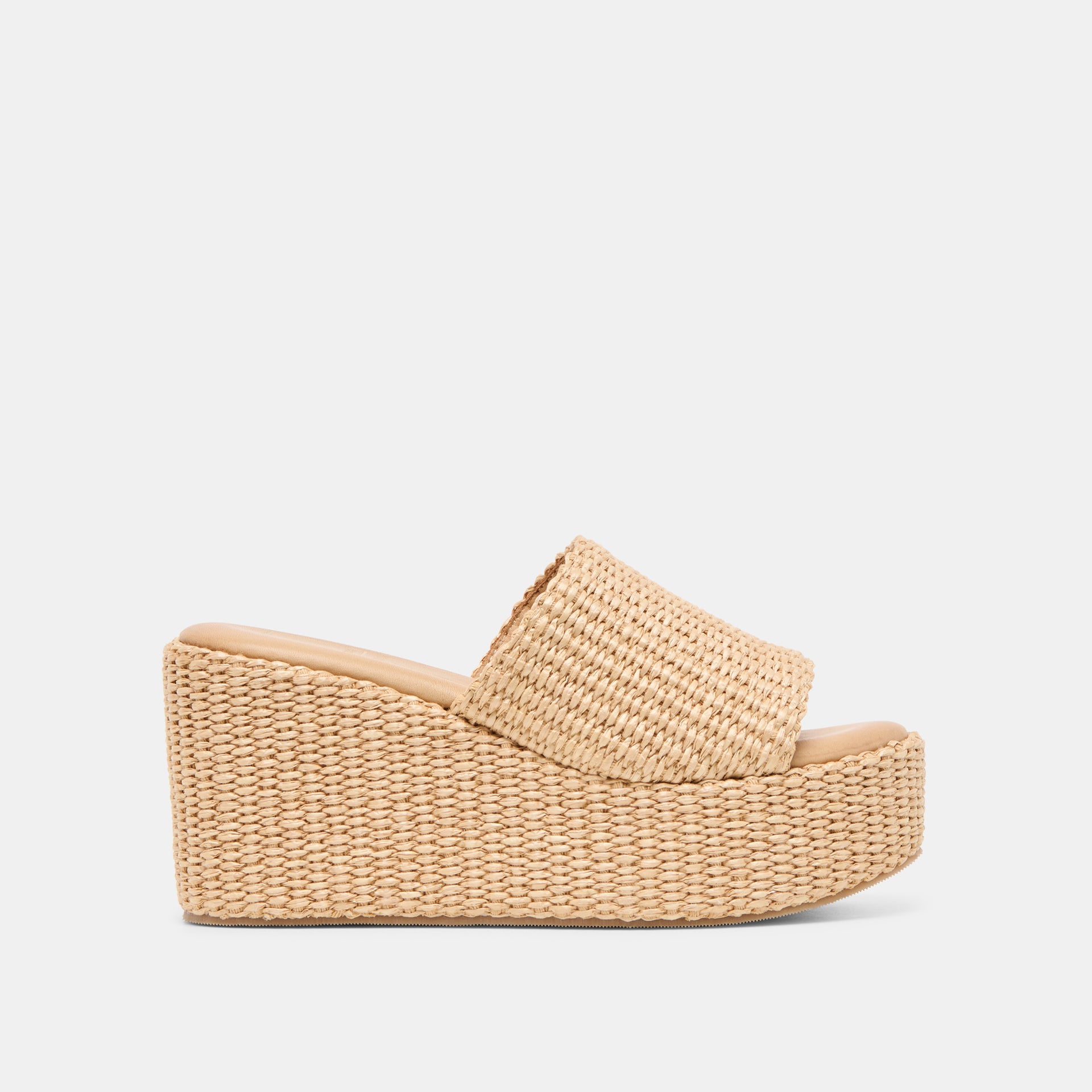 Joclyn Lt Natural Raffia Wedges Dolce Vita