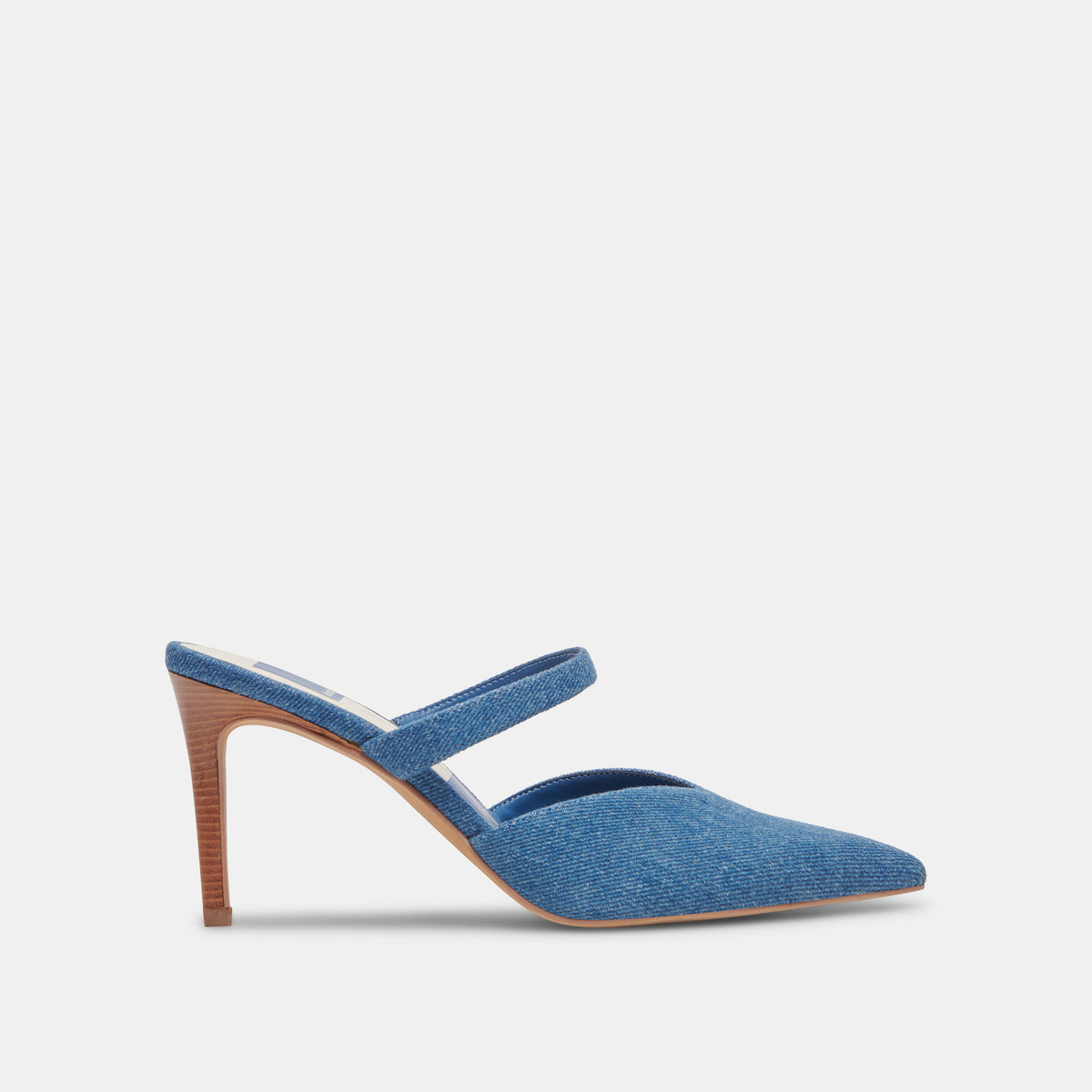 KANIKA Heels Blue Denim | Designer Blue Denim Heels – Dolce Vita