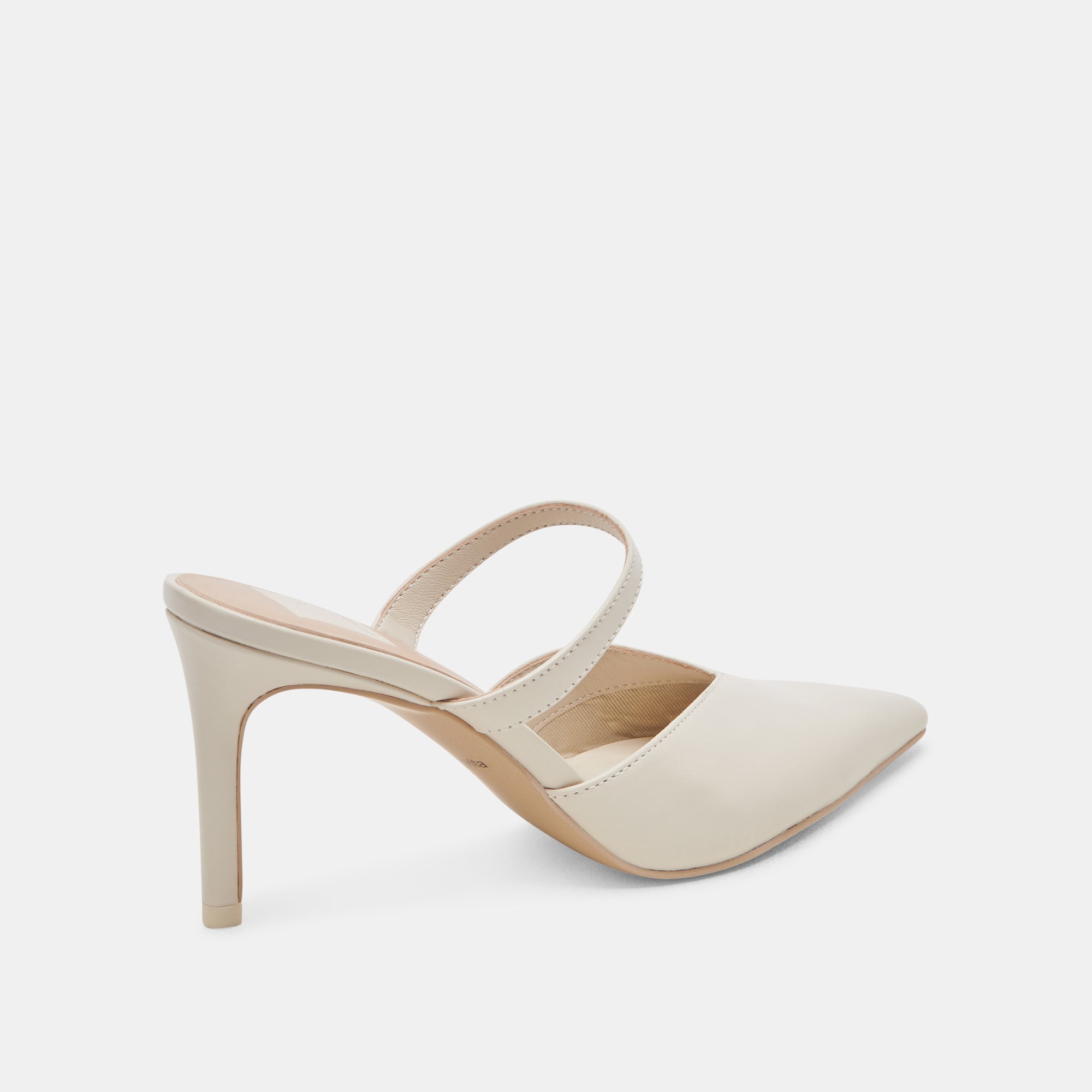 KANIKA HEELS WHITE CRINKLE PATENT - re:vita