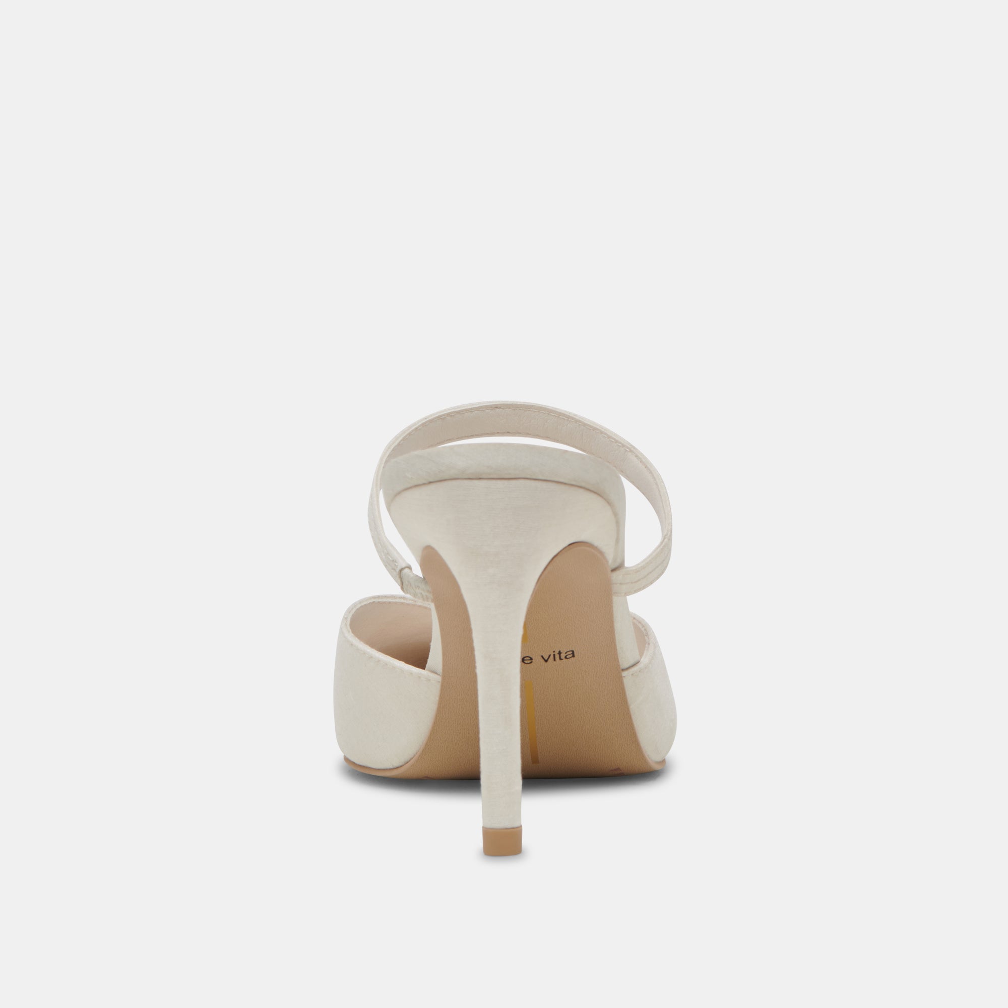KANIKA HEELS IVORY SATIN - view 7