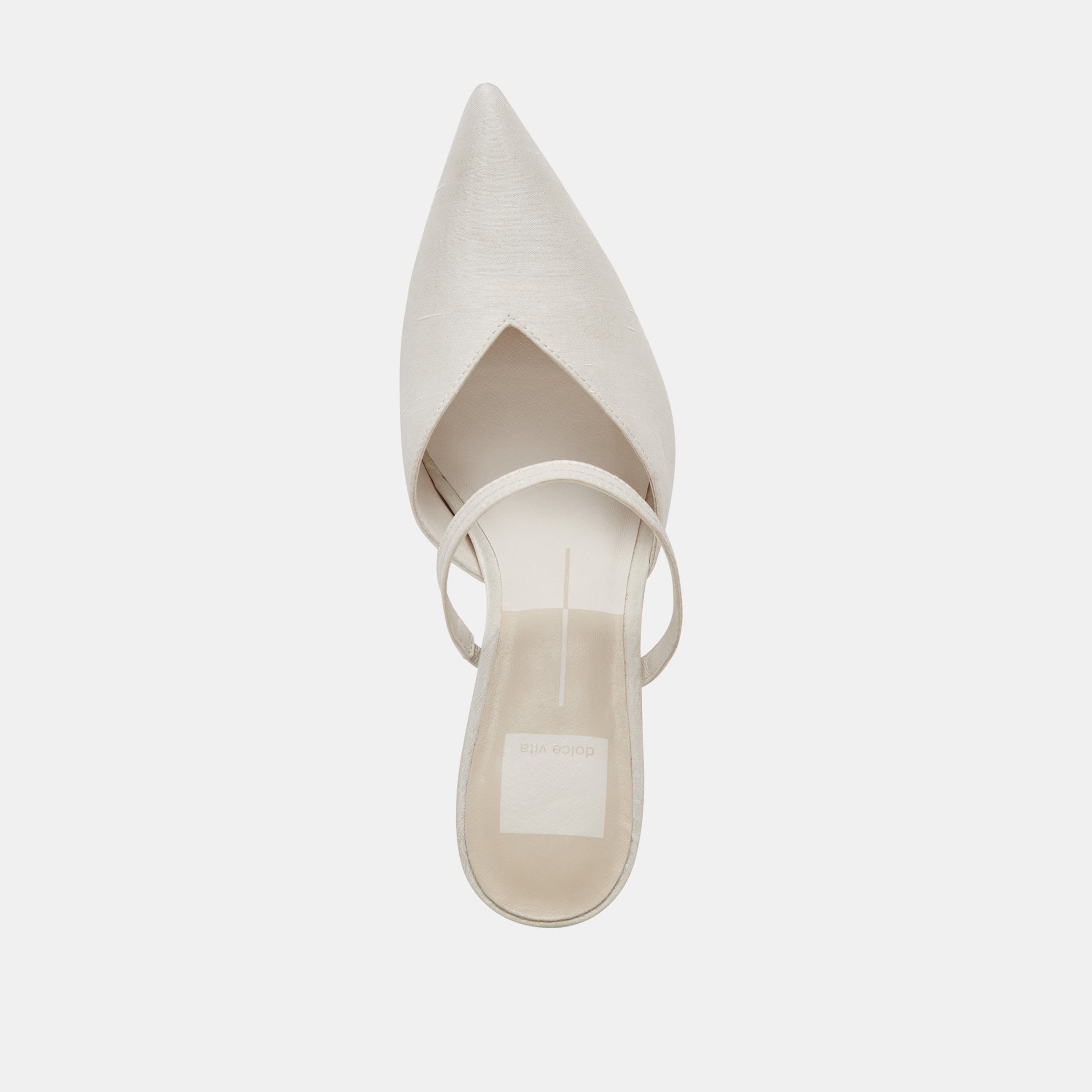 KANIKA HEELS IVORY SATIN - view 8