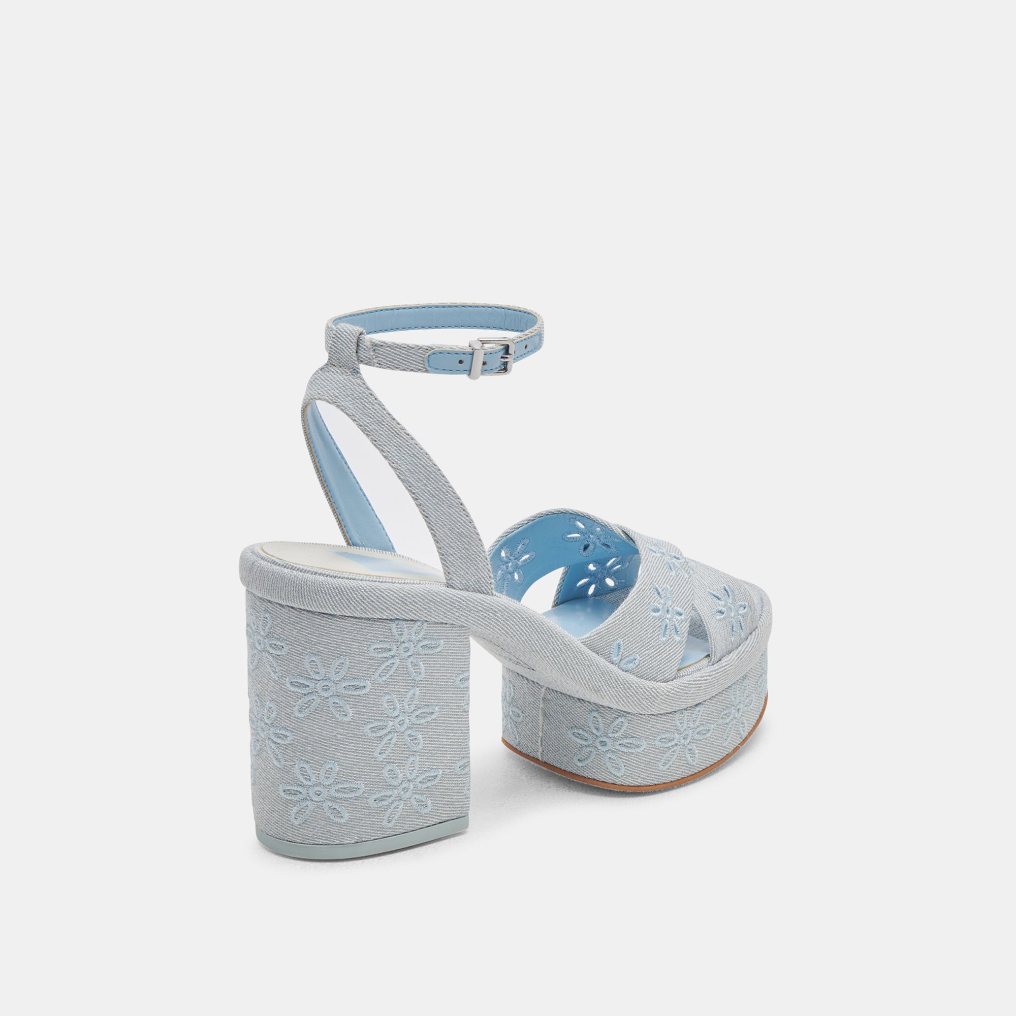 Sugar Thrillz baby blue platform heels size 9 men's - Depop
